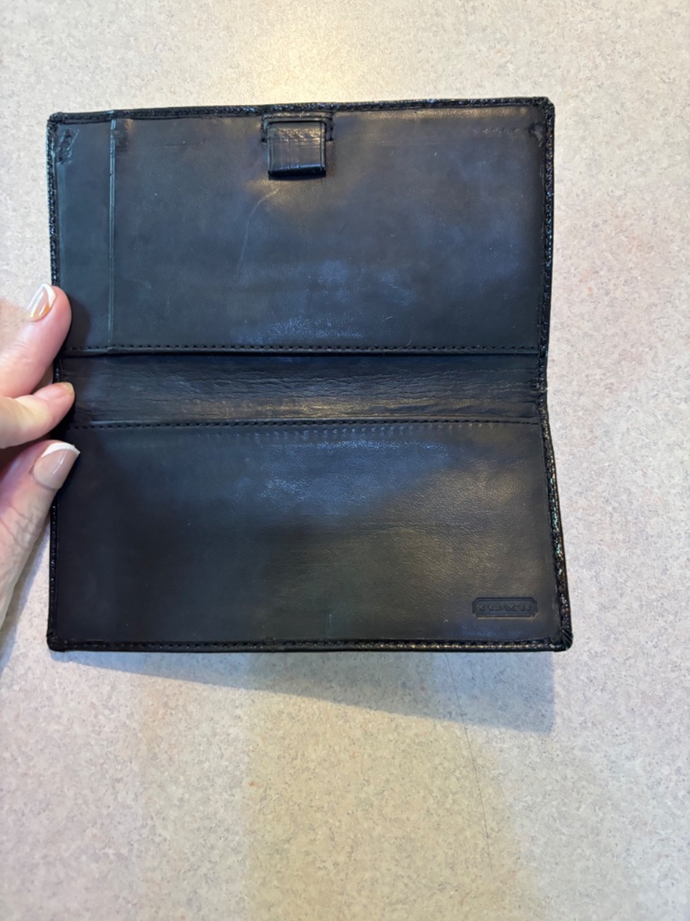 Coach Checkbook Cover - Picture 2 of 2